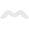 Ekena Millwork Pitch Midway Architectural Grade PVC Gable Pediment, 36"W x 21"H x 1"P (14/12) GPP036X021X100MID - alternate 5